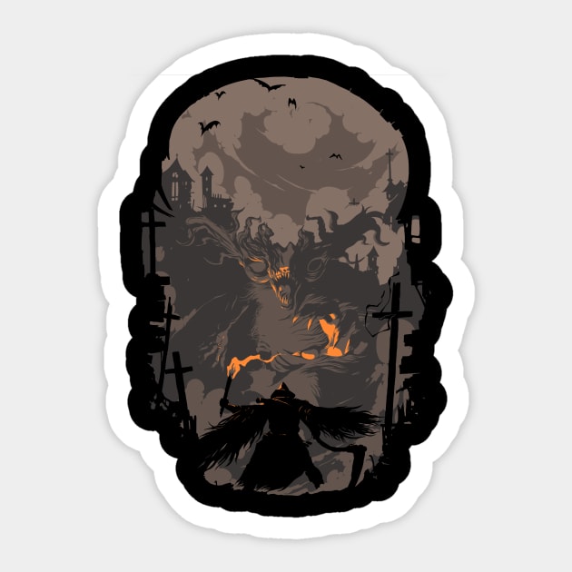 Blood Encounter Sticker by gl1tch